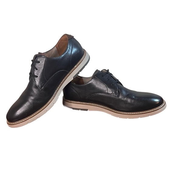 Florsheim Vibe Men’s Plain Toe Black Leather Oxford Size 12 Wide main image 15